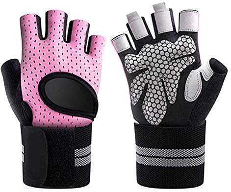 NuCamper Fitness Handschuhe Rutschfester Trainingshandschuhe für Herren und Damen Atmungsaktive Sporthandschuhe für Gewichtheben Gewichtheben Bodybuilding Fahrrad zughilfen krafttraining