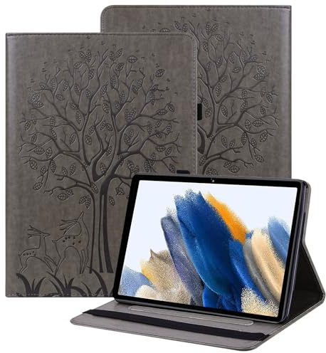 BOLELAW Hülle für Lenovo Tab P11/P11 Plus 11 Zoll 2021(TB-J606F/TB-J616) mit Stift und Stifthalter, Kartenschlitz Standfunktion Flip Fashion Schutzhülle für Lenovo Tab P11 Plus Tablet Hülle, Gray