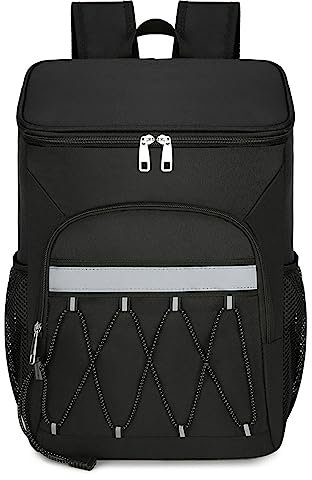 Lixada Kühlrucksack, Oxford-Tuch Thermotasche, Auslaufsicher, Isolierter Kühltasche Rucksack für Damen und Herren für Strand, Camping, Picknick, Angeln, Wandern