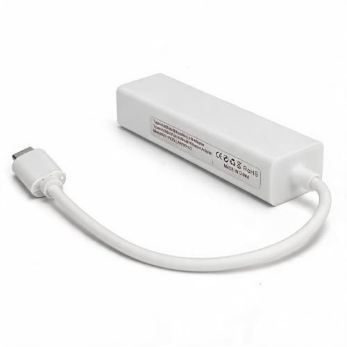 Annadue USB C to Ethernet Adapter,Type C to USB 2.0 Network Adapter USB RJ45 Converter Type-c 100M Network Card Adapter USB2.0 with Network Card for WIN XP/7/8/OS X (USB2.0 with network card)