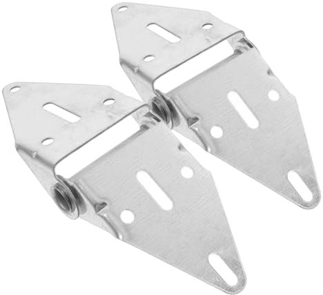iplusmile 2pcs Garage Door Hinge Auto Close Spring Loaded Heavy Duty for Exterior Door Fits Hinges