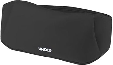 Unold 86015 Wärmi - Elektrische Wärmflasche, Schwarz, wohltuende Wärme an Bauch, Rücken, Nacken, Sichere Handhabung, ohne heißes Wasser, ohne Elektrosmog, bis 65 °C