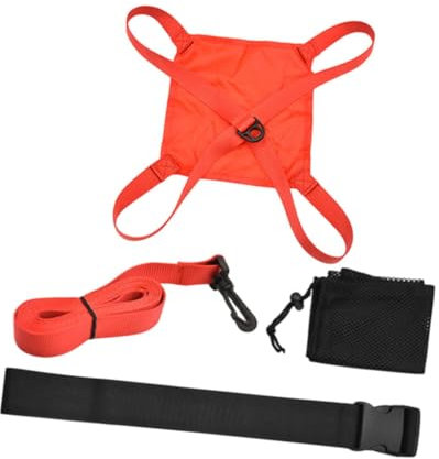 harayaa Statuszustandswiderstandsgürtel für Die Entwicklung von Widerstand Und Koordination, Rot 40cm