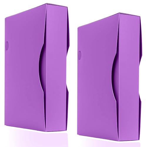 Arpan Livre de présentation A4 violet 150 pochettes – Classeur de rangement à feuillets avec pochettes en plastique | Classeur à pochettes plastique A4 livre de présentation pour documents, rapports