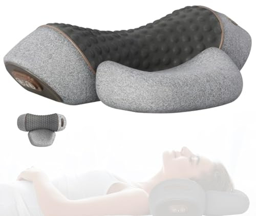 CISSIYOG 3 In-1 Neck Massager,Massage Pillow With Ergonomic Design, Neck And Shoulder Massage With Heated, For Head And Shoulders, Heat Therapy And Relieve Spinal Pain