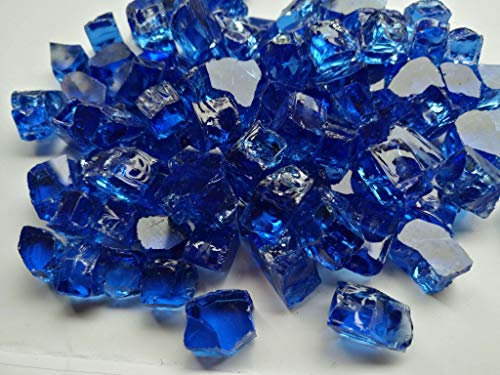 Feuerglas,Cobald Blau reflektierend (1)