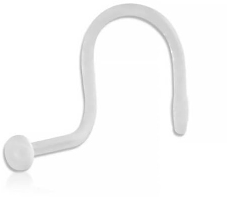 Inoki - Bioflex Nasenstecker mit Mini unsichtbarer Piercing-Scheibe