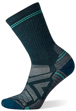 SmartWool Women's Hike Light Cushion Crew Socks, Twilight Blue, Medium