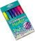 WEDO Textmarker 6er Set, löschbar, in den Farben gelb, grün, rosa, lila, violett, blau, türkis