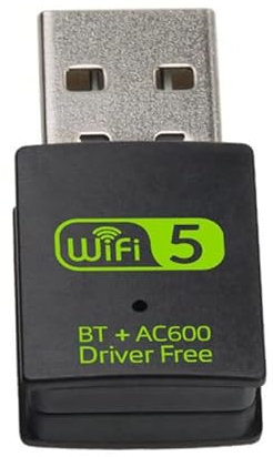 Dongle Bluetooth WiFi USB Stick 600Mbps USB WiFi Adaptador PC Dual Band 2.4GHz/5GHz Wireless Wi-Fi Network Card