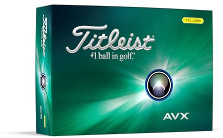 Titleist 2020 AVX YLW Golfball, Herren