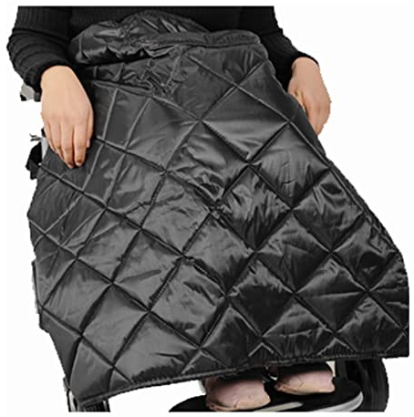 Manta gruesa de invierno para silla de ruedas de cuerpo completo, manta impermeable para silla de ruedas con mangas y bolsillo para adultos, mantas para piernas de ancianos, mantente cómodo y cálido