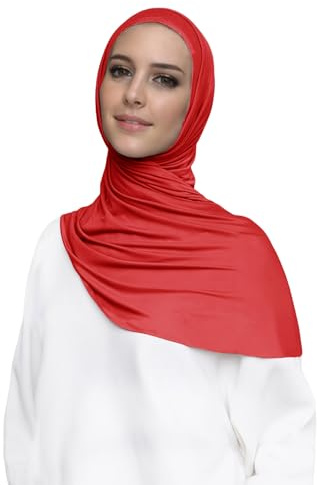 Lina & Lily Damen Instant Hijab Kopftuch Ready-To-Wear Modal Jersey