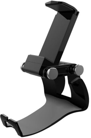 TINEASUR Griffhalterung handyhalterung klappbarer handyhalter Gaming zubehör Smartphone Halterung Handyständer Gamecontroller-Halterung Spiel Gamepad-Halter Gamepad-Organizer Abs Black
