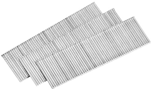 sourcing map 2000Pcs 18 Gauge Brad Nails, 3/4 Length Straight Finishing Nails, Galvanized Carbon Steel Nails for Woodworking Construction Silver