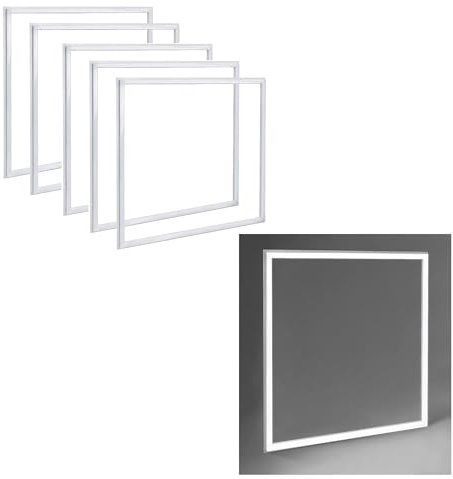 Pack of 6 Led Panel Light Frame Square 600X600MM 50W 5000 Lumen Esigned for Energy Efficiency These Panels are Ideal for Offices, Schools, Hospitals, Conference Rooms, and Other Commercial Spaces.