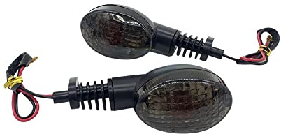 YUCHUANGYE Blinker Motorrad Moto Blinker Anzeige Fit for Yamaha XT 660 660X 660R 2004-2014 MT-03 2006-2012 Motorrad Zubehör vorne/Hinten Motorrad Blinker(Noir)