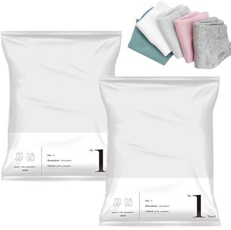 Borse di compressione per i sacchetti di compressione del vuoto a mano, rotolati a mano per la borsa per il risparmio familiare | Organizzatore per abbigliamento, piumini, coperte, biancheria da letto