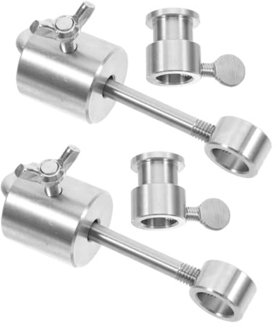 AKOOSY 2 Pezzi Controbilanciamento Spiedo Girarrosto in Acciaio Resistente Blocchi Peso Standard per Barbecue Stabile Accessori BBQ per Picnic e Feste