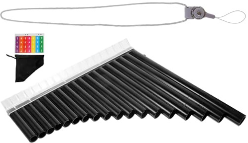 Zerodeko Professionelle Panflöte aus Hochwertigem Abs harz Langlebiges Schulmusikinstrument für Anfänger Praktische C dur Flöte zur Musikalischen Früherziehung und Hand gehirn koordination