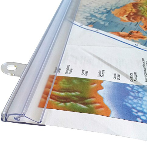 myColdCup goKelvin Poster Hanger 36 Inch for Posters, Signs, and Maps (Clear)