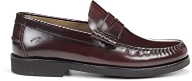 Fluchos Stamford Mocasines (Loafer), Hombre, Rojo (Burdeos 000), 41 EU (7.5 UK)