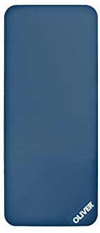 Oliver Gymnastikmatte Yogamatte Pilates Fitnessmatte 60cm breit und 1,40/1,80cm lang (Blau, 140x60cm)