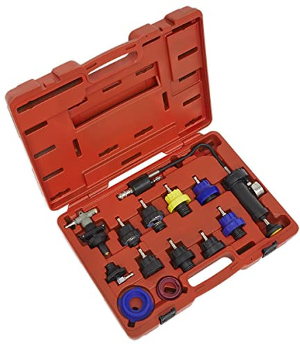 Sealey VS0014 - Kit de Prueba de presión para Sistema de refrigeración (13 Piezas)