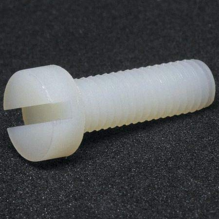 M8-1.25 x 20 mm. Cheese Head Slotted Machine Screw, 10 pk.