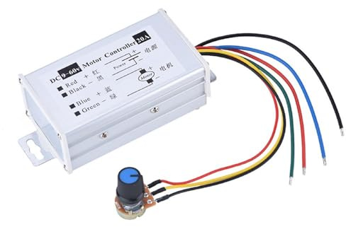 Regulador de Velocidad del Motor Interruptor del Controlador de Velocidad del Motor DC Ajustable 9V a 60V PWM 25KHz