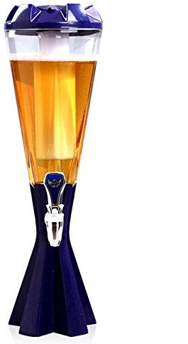 Torre De Cerveza Dispensador De Barril De Jugo Para Torre De Cerveza Bebidas Con Tubo De Hielo Y Luces Led Torre Dispensadora De Cerveza Torre De Cerveza Fría 3L Dispensador De Enchufe Bebidas Para Vi