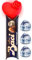 Baci Perugina Idee Regalo Fidanzata e Fidanzato - Baci Perugina 37,5gr + Cuore Luminoso 6cm - Regalo Uomo e Donna