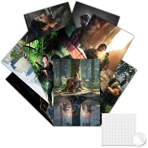 GTOTd Video Game Wall Poster 8 Stück 42 x 29cm (11.5 x 16.5) Movie Merch Party Ungerahmte Version HD Leinwanddruck Poster für Wohnzimmer Schlafzimmer Club Wand Kunst Dekor