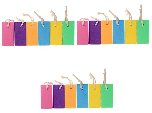 FRCOLOR 24stücke Teiliges Fußschrubber Pumice Stone Effektive Hornhautentferner Für Und Abgestimmt Die Bedürfnisse Von Fußpflege-enthusiasten Und Langzeitbeschäftigten Zufällige