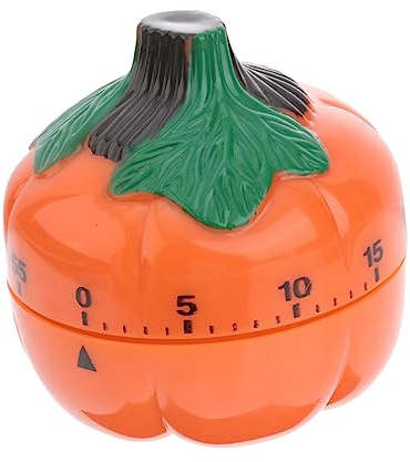 UPKOCH 2pcs Halloween Pumpkin Kitchen Timer Adorable Cooking Timer for Study Baking and Cooking Eggs Countdown Reminder for Boys and Girls and Halloween Parties