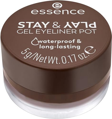 Essence - Eyeliner Gel Pot Stay & Play - 02 Brown