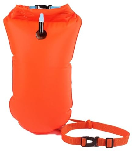 Bouée de natation, sac sec, boj de natation gonflable, Swimming Buoy, objets de valeur à la piscine du lac, Swim Bubble pour surfeurs, natation, canotage