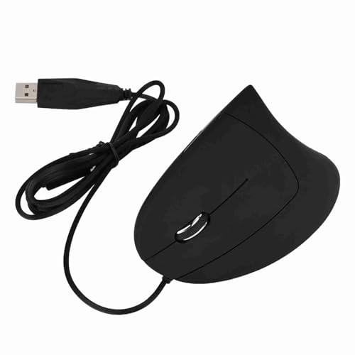 Souris de jeu verticale sans fil pour main gauche filaire 12 × 9 × 8 Souris verticale USB ergonomique Souris de jeu saine