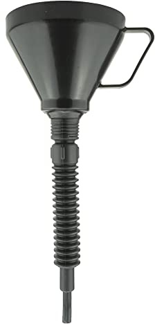 Flexi Funnel adjustable Spout Built-In Filter Side Handle Compact Storage for Petrol, Oil, Diesel, AdBlue, and Water Transfer Garage Exuipment