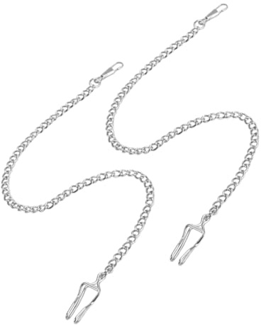 BESPORTBLE 2pezzi Catena per Orologio da Tasca in Accessori per Gioielli Fai da Te Catena Regolabile per Orologi da Tasca per Progetti Artigianali e Accessori Personalizzati