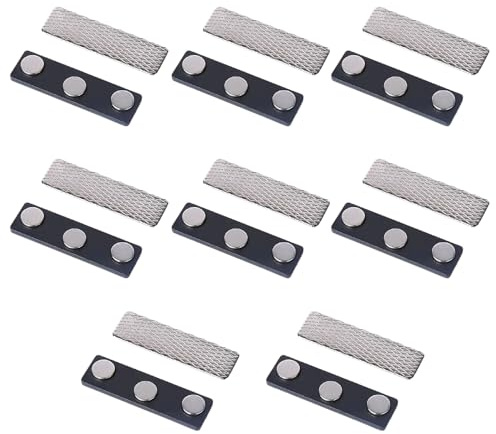 8 Pairs Magnetic Curtain Clips, Strong Adhesive Blackout Blind Closures for Light Blocking & Neat Curtain Alignment