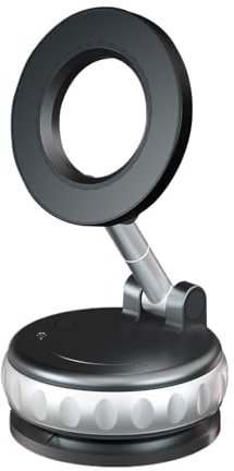 Support de téléphone magnétique à ventouse, support de téléphone portable réglable et pliable, gadget facile pour homme et femme, voiture, maison, salle de sport