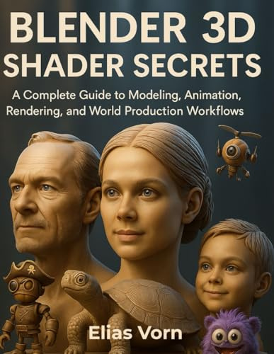 Blender 3D Shader Secrets: A Complete Guide to Modeling, Animation, Rendering, and Real-World Production Workflows (The 3D Designer's Handbook)