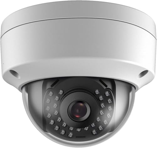 4MP PoE IP Vandal Dome Camera Outdoor/Indoor, IP Security Camera, 65ft Night Vision, IP66 Waterproof, 2.8mm Wide Angle Lens, 24/7 Recording, NDAA Complaint (Regular IR)