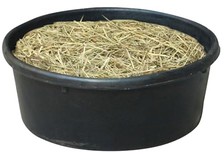 Gummifutternapf - 4 Liter Futtertrog Für Nutztiere - Wassertränke Staubbad Behälter Für Freilandgehege Kleintiere Katze Ente Hühner Ziege