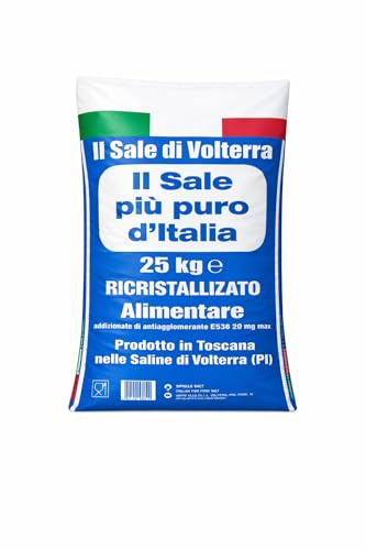 Sale Alimentare Fino 25kg Saline di Volterra Toscana Ricristallizzato Made in Italy