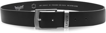 Levi's Herren Hebron Gürtel, Schwarz (Noir Regular Black 59), 85 cm