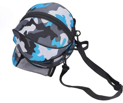 Alomejor Sport Balltasche Rucksack Tragbare Einzelne Umh?ngetasche f¨¹r Basketball Fu?ball Volleyball Gro?e Stauraum Kapazit?t(Blau)
