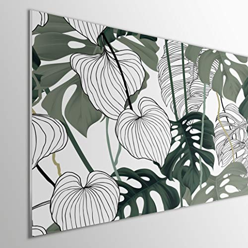 MEGADECOR DECORATE YOUR HOME Kopfteil für Bett, PVC, 5 mm, dekorativ, Modell Nyazuka, 135 x 60 cm