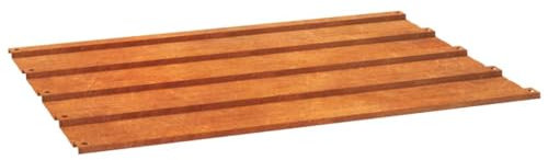 vidaXL Pannelli per Tetti 36 pz Ruggine 60x44 cm in Acciaio Corten, lastra per tetto, copertura per tetto, pannello per tetto garage